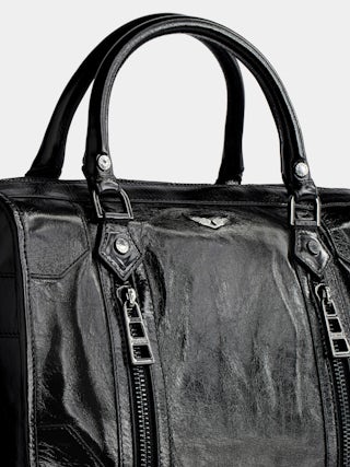 Sac Sunny Medium #2 Vintage Patent - Sac iconique Sunny Medium en cuir effet vintage.