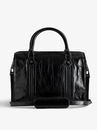 Borsa Sunny Medium #2 Vintage Patent - Borsa iconica Sunny Medium in pelle effetto vintage.