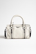 Sunny XS #2 Vintage Patent Bag - Women's small white vintage-effect leather bag