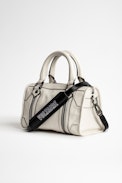 Sunny XS #2 Vintage Patent Bag - Women's small white vintage-effect leather bag