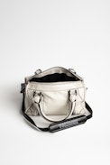 Sunny XS #2 Vintage Patent Bag - Women's small white vintage-effect leather bag
