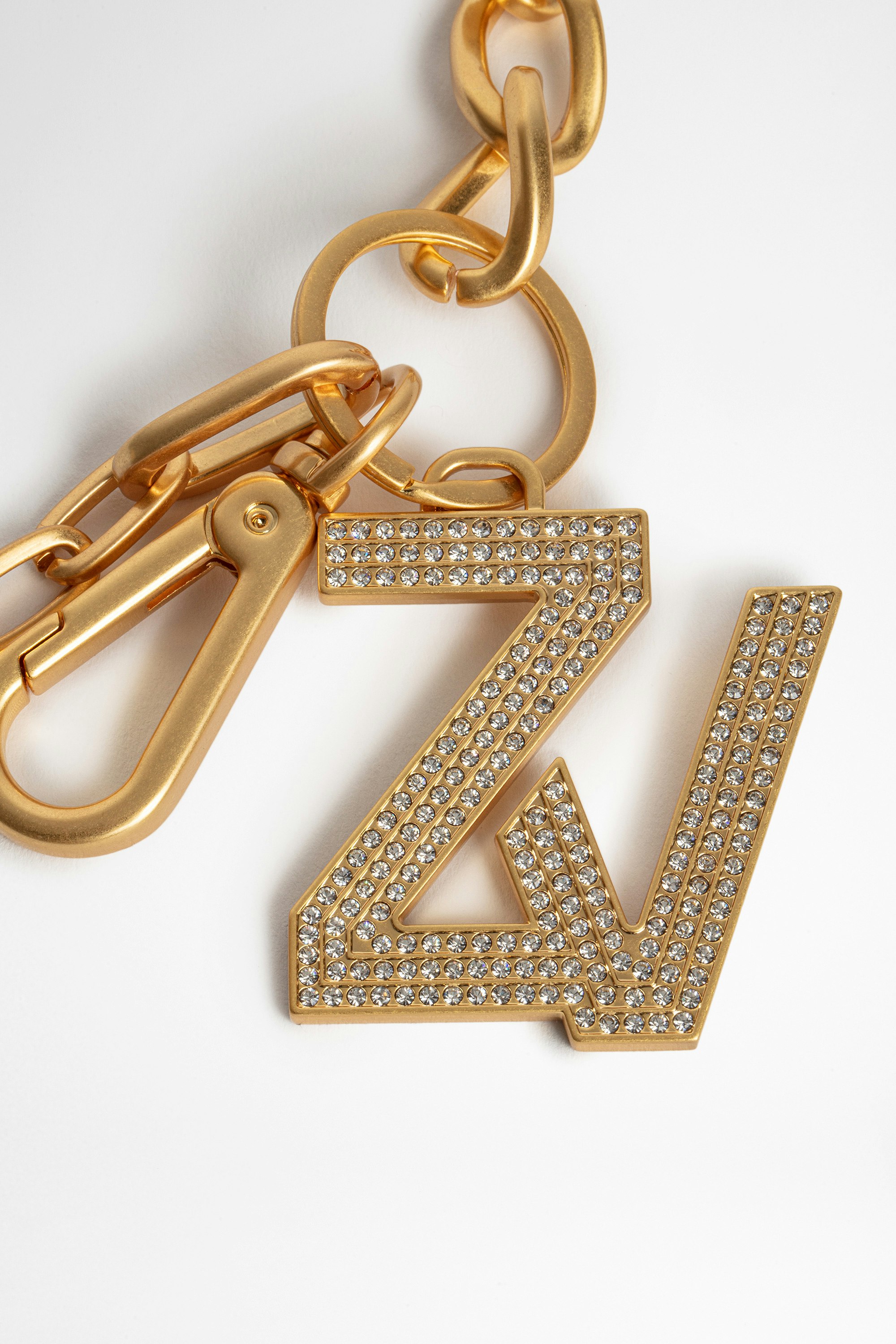 Porte-Clés ZV Initiale Le Keyring Strass