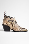 Bottines N'Dricks Wild - Bottines femme à talons biseautés