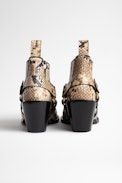 Bottines N'Dricks Wild - Bottines femme à talons biseautés