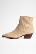 Tyler Suede Ankle Boots - Women's taupe ankle boots