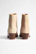 Tyler Suede Ankle Boots - Women's taupe ankle boots