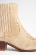 Tyler Suede Ankle Boots - Women's taupe ankle boots