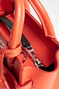 Candide Nano Zip Bag - Women's red smooth leather mini bag