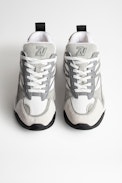 Wave Sneakers - Women’s gray running shoes