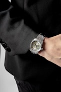 Montre Fusion Imprimé Léopard - Montre femme en acier léopard