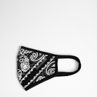 Bandana Masks Pack - Pack of two unisex black general use bandana masks
