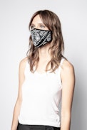 Bandana Masks Pack - Pack of two unisex black general use bandana masks