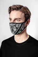 Bandana Masks Pack - Pack of two unisex black general use bandana masks