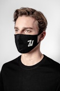 Bandana Masks Pack - Pack of two unisex black general use bandana masks