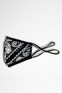 Kit Masques Bandana - Kit de deux masques unisexe grand public noir bandana