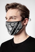 Kit Masques Bandana - Kit de deux masques unisexe grand public noir bandana