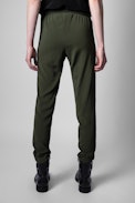 Pantalon Paula - Pantalon kaki à bandes latérales Femme
