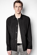 Kindo Wool Tech Jacket - Men's black jacket