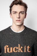 Pullover Raphael - Grauer Herrenpullover