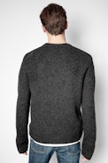 Pullover Raphael - Grauer Herrenpullover