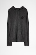 Clay Sweater - Men's gray hooded sweater