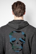 Clay Sweater - Men's gray hooded sweater