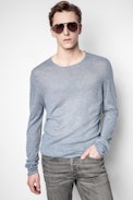 Teiss Cachemire Sweater - Men’s blue sweater