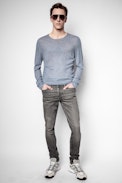 Teiss Cachemire Sweater - Men’s blue sweater