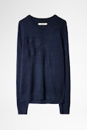 Jeremy Sweater - Zadig&Voltaire men’s navy blue sweater