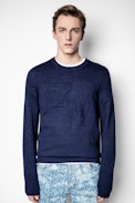 Jeremy Sweater - Zadig&Voltaire men’s navy blue sweater