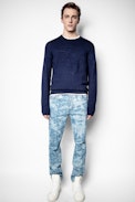 Jeremy Sweater - Zadig&Voltaire men’s navy blue sweater