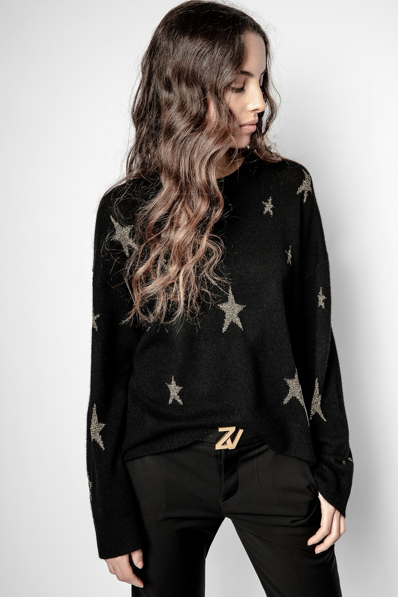 Markus Cachemire Star Sweater - sweater women | Zadig&Voltaire