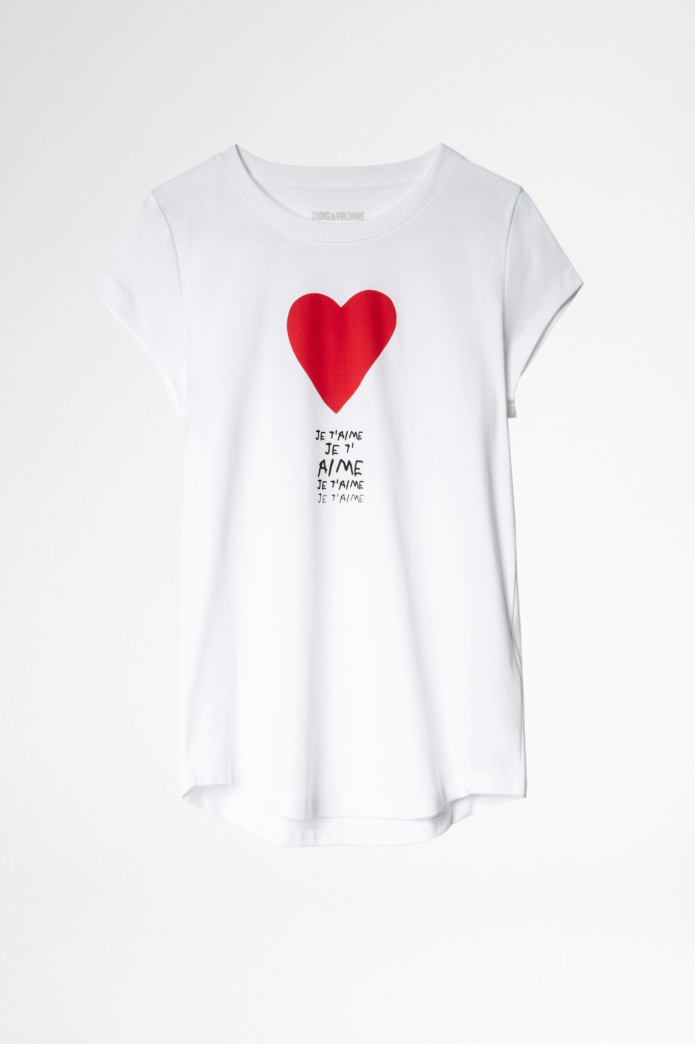 Skinny Je T Aime T Shirt T Shirt Women Zadig Voltaire Skinny Je T Aime T Shirt T Shirt Women Zadig Voltaire