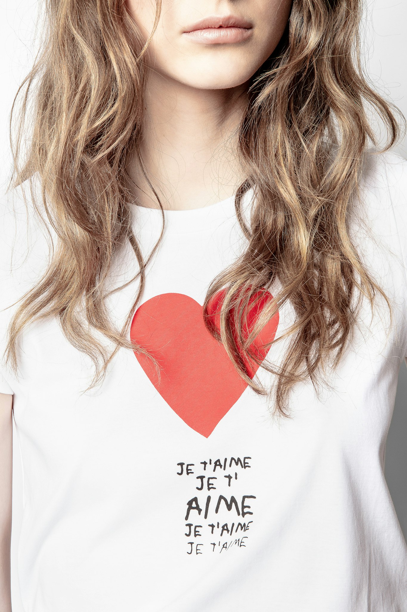 Skinny Je T Aime T Shirt T Shirt Women Zadig Voltaire Skinny Je T Aime T Shirt T Shirt Women Zadig Voltaire