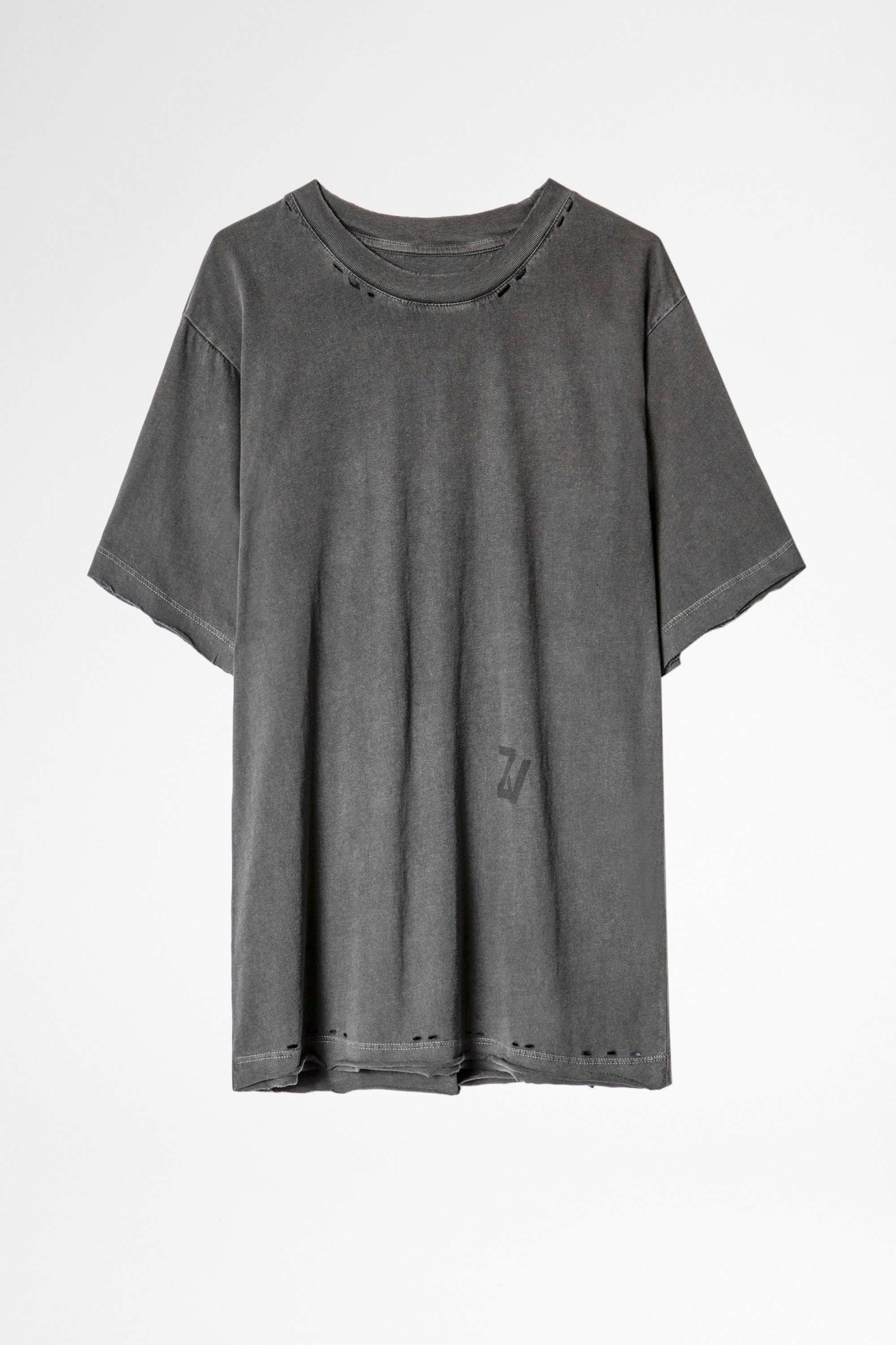 Bowi T-shirt - Women’s gray cotton T-shirt.