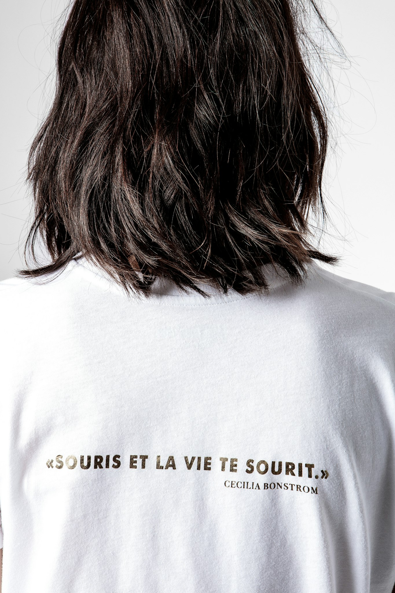 T Shirt Zoe Citation T Shirt Femme Zadig Voltaire