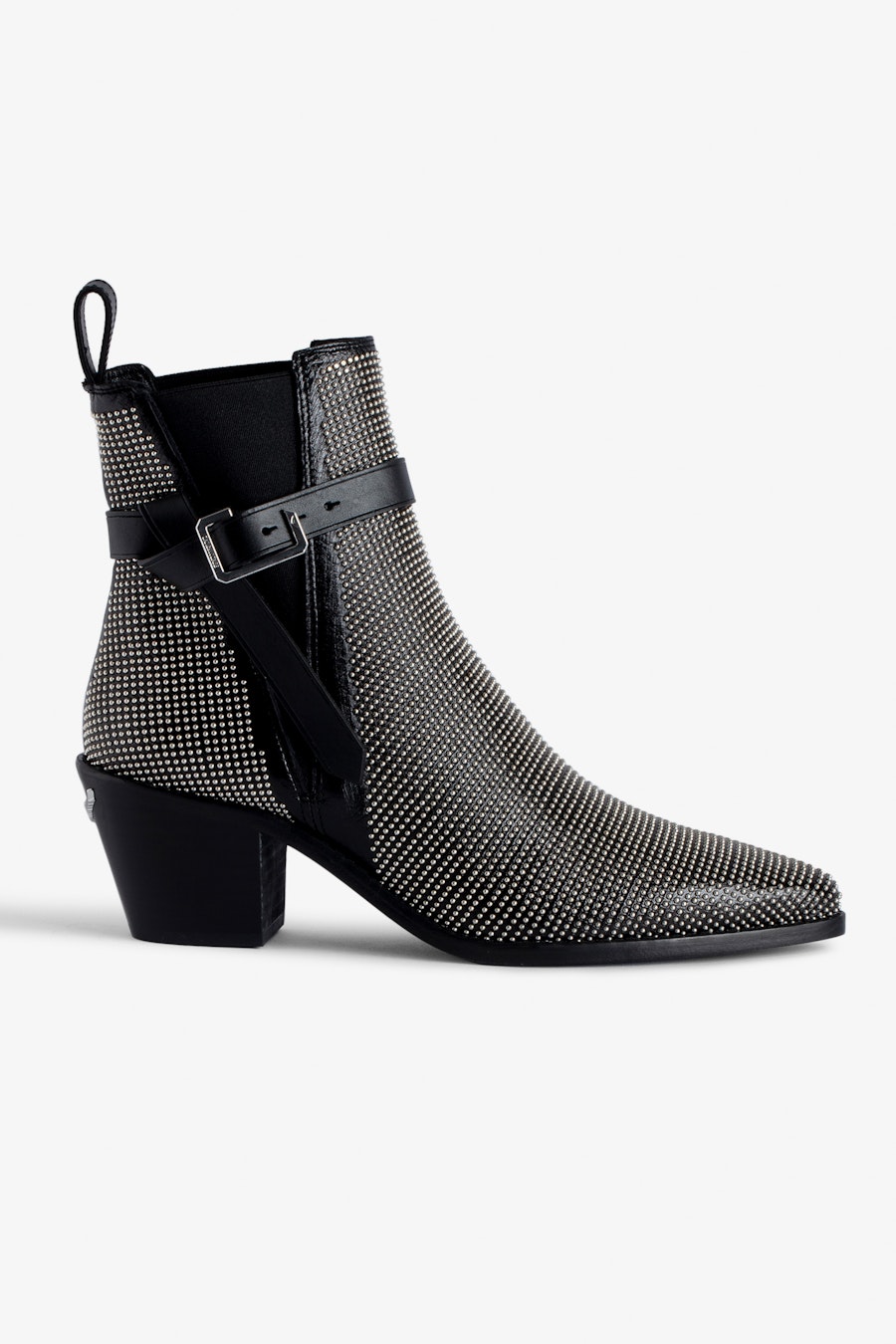 쟈딕 앤 볼테르 Zadig & Voltaire Tyler Studs Ankle Boots,Black