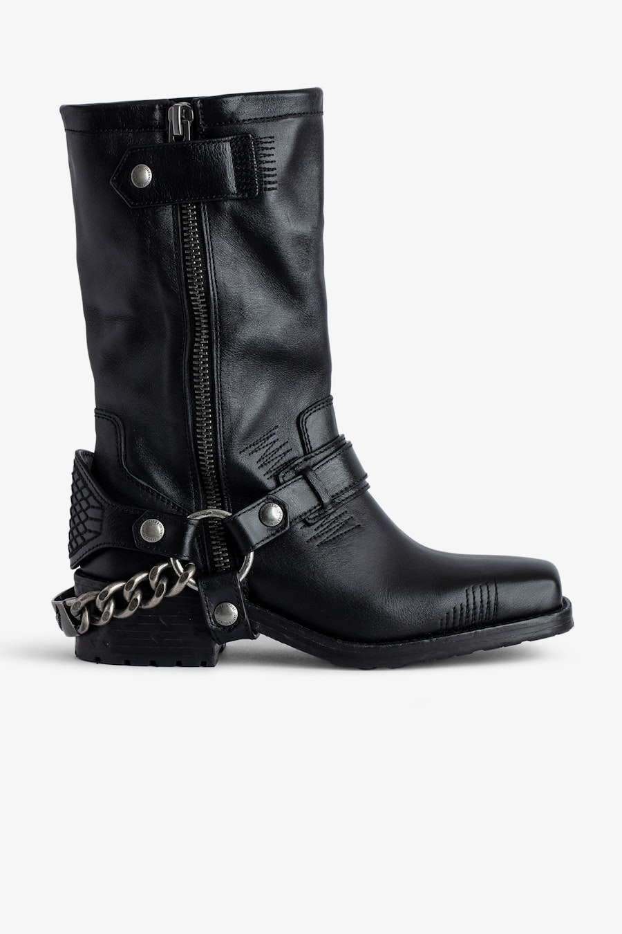 쟈딕 앤 볼테르 ZADIG&amp;VOLTAIRE Igata Ankle Boots,Black
