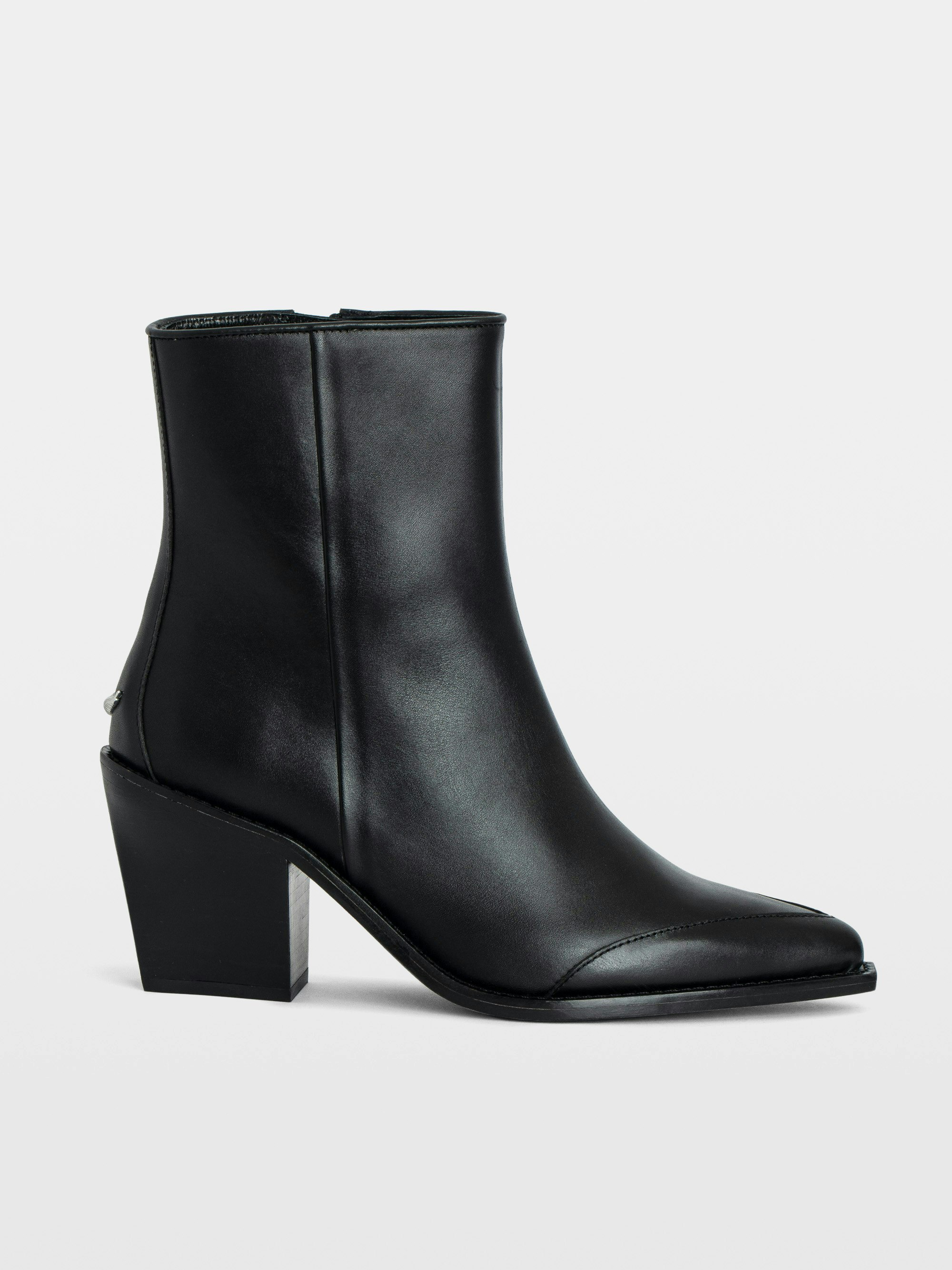 Black Preiser Patent Leather Boots | Zadig&Voltaire