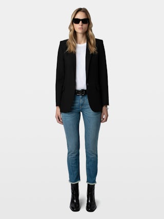 Preiser Ankle Boots - Vintage-effect leather ankle boots, adorned with a zip and embossed wings on the heel.