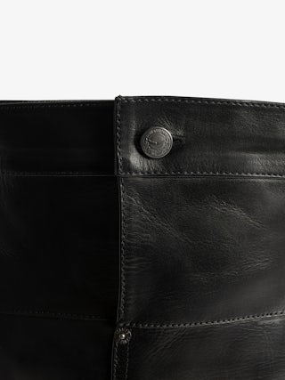 Botas Altas Angie - Vadeadores de piel lisa con cierre interior de cremallera.