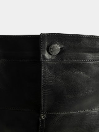 Angie Over-the-knee Boots - Smooth leather waders with inside zip fastening.