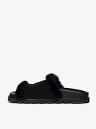 Teddy Bare Shearling Mules - Open mules in suede and shearling adorned with signature embroideries and fitted with comfortable anatomical soles.