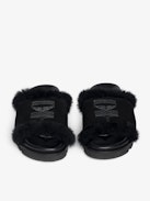 Teddy Bare Shearling Mules - Open mules in suede and shearling adorned with signature embroideries and fitted with comfortable anatomical soles.