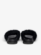 Teddy Bare Shearling Mules - Open mules in suede and shearling adorned with signature embroideries and fitted with comfortable anatomical soles.