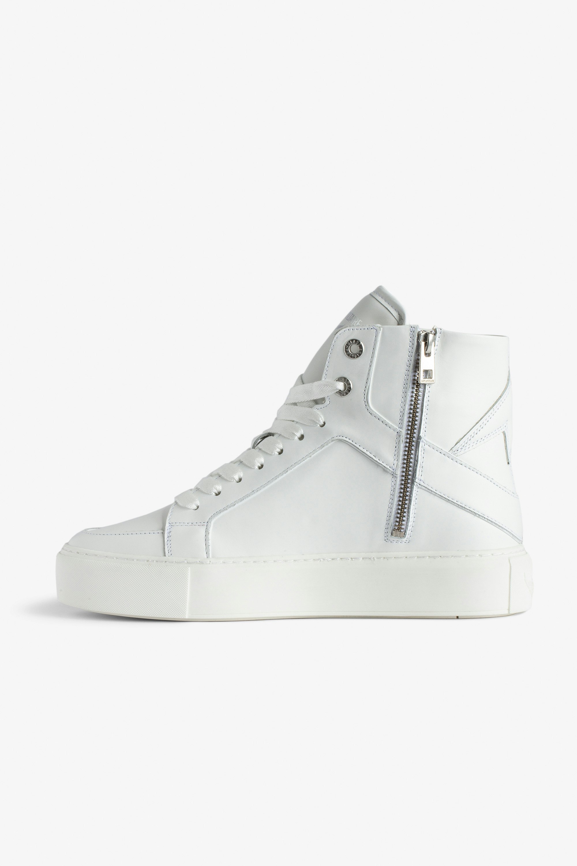 ZV1747 High Flash High-Top Trainers sneakers white women | Zadig&Voltaire