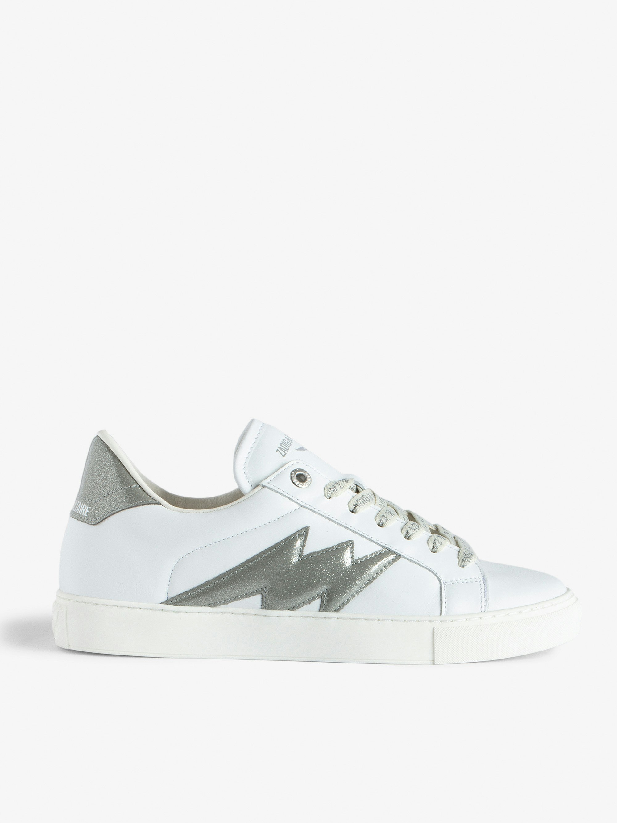 ZV1747 La Flash Low-Top Trainers sneakers silver women | Zadig&Voltaire