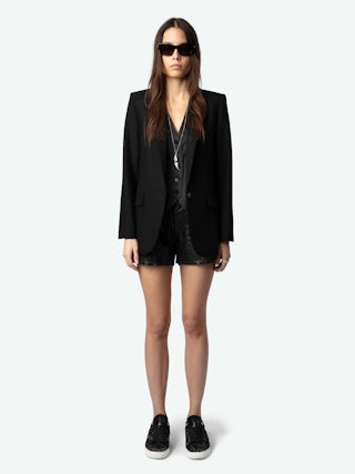 ZV1747 La Flash Low-Top Trainers - Low-top trainers in mixed suede leather with lightning detail.