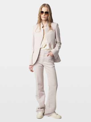 Mid Fly Trainers On - Vintage-effect leather high-top sneakers with embossed wings.