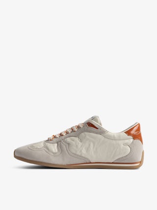 ZV Vintage Dance Sneakers - Low-top crinkled-effect leather sneakers with western cutouts.